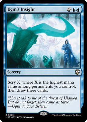 Ugin's Insight (Ripple Foil) card from Commander: Modern Horizons 3