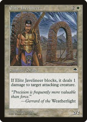 Elite Javelineer card from Tempest