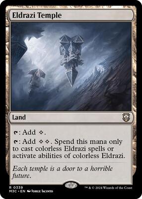 Eldrazi Temple (Ripple Foil) card from Commander: Modern Horizons 3