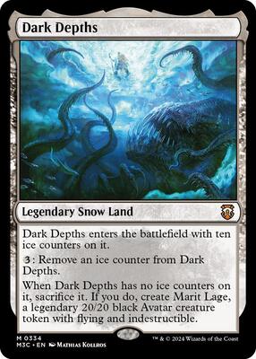 Dark Depths (Ripple Foil) card from Commander: Modern Horizons 3