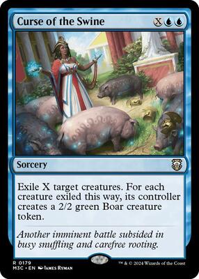 Curse of the Swine (Ripple Foil) card from Commander: Modern Horizons 3