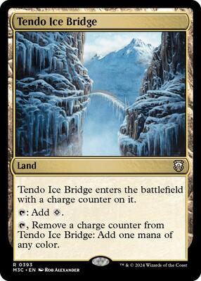Tendo Ice Bridge (Ripple Foil) card from Commander: Modern Horizons 3