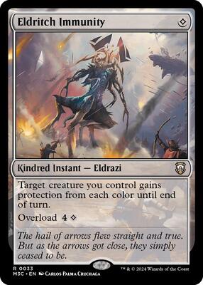 Eldritch Immunity (Ripple Foil) card from Commander: Modern Horizons 3