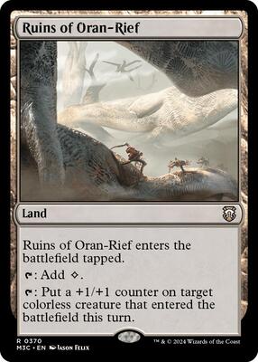 Ruins of Oran-Rief (Ripple Foil) card from Commander: Modern Horizons 3