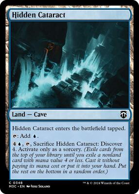 Hidden Cataract (Ripple Foil) card from Commander: Modern Horizons 3