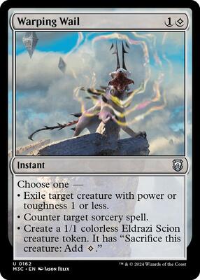 Warping Wail (Ripple Foil) card from Commander: Modern Horizons 3