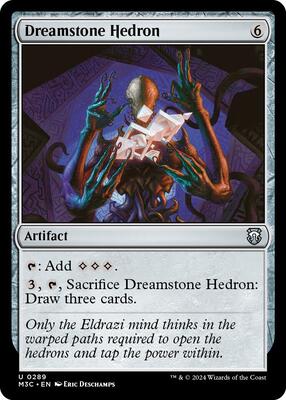 Dreamstone Hedron (Ripple Foil) card from Commander: Modern Horizons 3