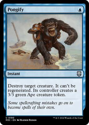 Pongify (Ripple Foil) card from Commander: Modern Horizons 3