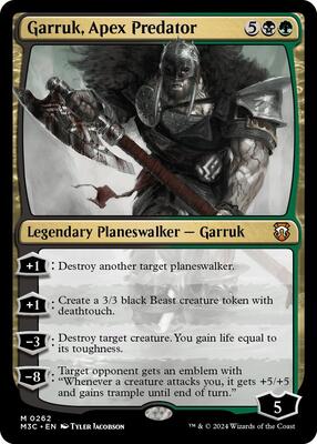 Garruk, Apex Predator card from Commander: Modern Horizons 3