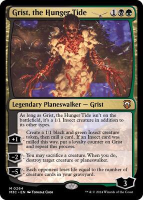 Grist, the Hunger Tide card from Commander: Modern Horizons 3