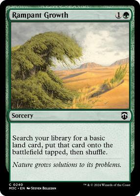 Rampant Growth card from Commander: Modern Horizons 3