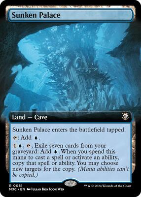 Sunken Palace (Extended Art) card from Commander: Modern Horizons 3
