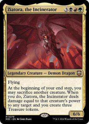 Ziatora, the Incinerator card from Commander: Modern Horizons 3