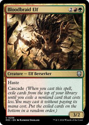 Bloodbraid Elf card from Commander: Modern Horizons 3