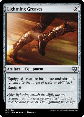 Lightning Greaves card from Commander: Modern Horizons 3