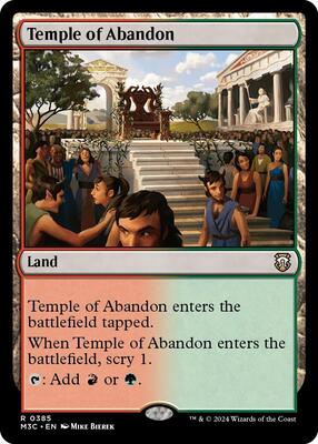 Temple of Abandon card from Commander: Modern Horizons 3