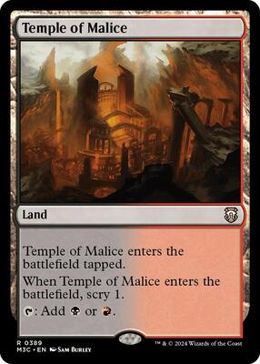 Temple of Malice card from Commander: Modern Horizons 3