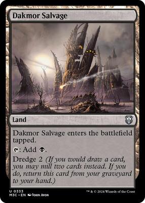 Dakmor Salvage card from Commander: Modern Horizons 3