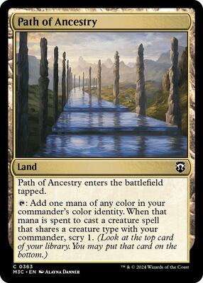 Path of Ancestry (Ripple Foil) card from Commander: Modern Horizons 3