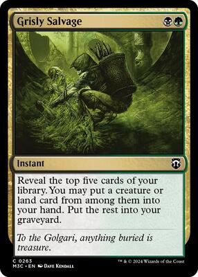 Grisly Salvage card from Commander: Modern Horizons 3