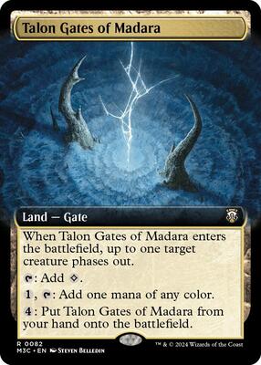 Talon Gates of Madara (Extended Art) (Ripple Foil) card from Commander: Modern Horizons 3