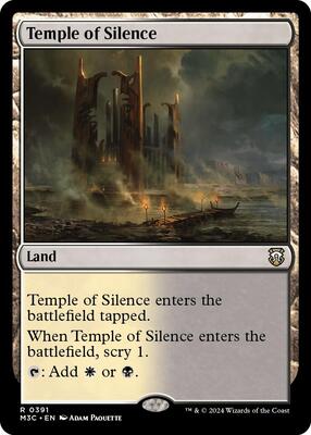 Temple of Silence (Ripple Foil) card from Commander: Modern Horizons 3