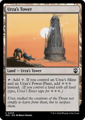 Urza's Tower (Ripple Foil) card from Commander: Modern Horizons 3