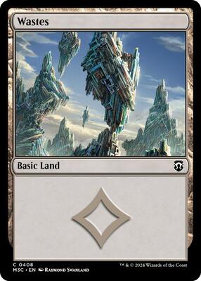 Wastes (Ripple Foil) card from Commander: Modern Horizons 3