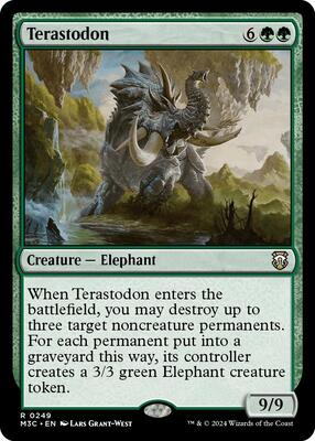 Terastodon (Ripple Foil) card from Commander: Modern Horizons 3