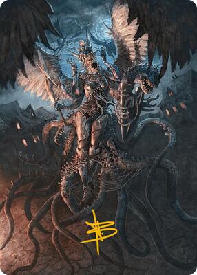 Angelic Aberration Art Card (Gold-Stamped Signature) card from Art Series: Modern Horizons 3