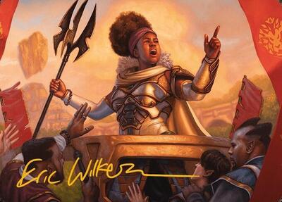 Recruiter of the Guard Art Card (Gold-Stamped Signature) card from Art Series: Modern Horizons 3