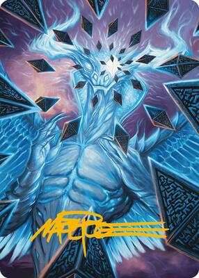 Ugin's Binding Art Card (Gold-Stamped Signature) card from Art Series: Modern Horizons 3
