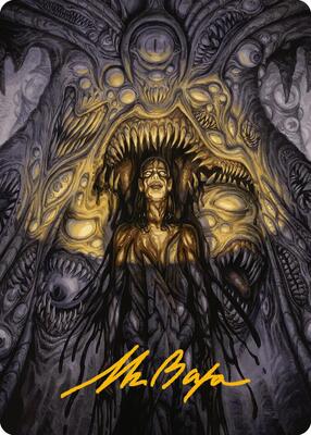 Chthonian Nightmare Art Card (Gold-Stamped Signature) card from Art Series: Modern Horizons 3