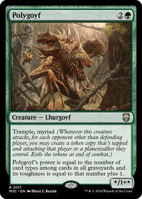 Polygoyf card from Commander: Modern Horizons 3