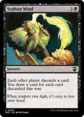 Syphon Mind (Ripple Foil) card from Commander: Modern Horizons 3