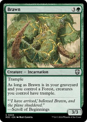 Brawn (Ripple Foil) card from Commander: Modern Horizons 3