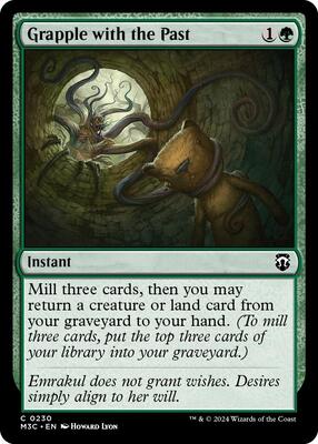 Grapple with the Past (Ripple Foil) card from Commander: Modern Horizons 3