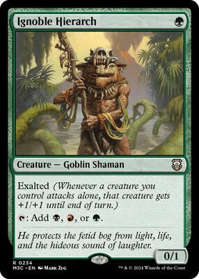 Ignoble Hierarch (Ripple Foil) card from Commander: Modern Horizons 3