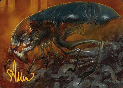 Cranial Ram Art Card (Gold-Stamped Signature) card from Art Series: Modern Horizons 3