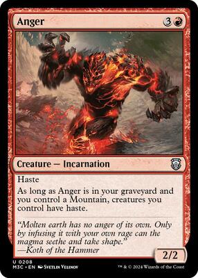 Anger (Ripple Foil) card from Commander: Modern Horizons 3