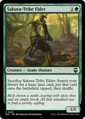 Sakura-Tribe Elder (Ripple Foil) card from Commander: Modern Horizons 3