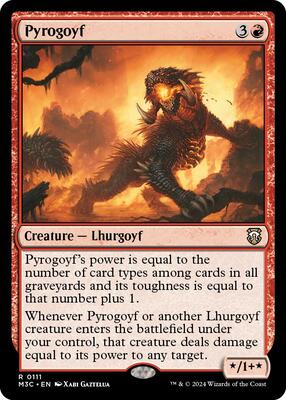 Pyrogoyf card from Commander: Modern Horizons 3