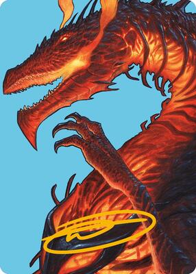 Herigast, Erupting Nullkite Art Card (Gold-Stamped Signature) card from Art Series: Modern Horizons 3