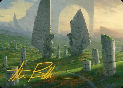 Monumental Henge Art Card (Gold-Stamped Signature) card from Art Series: Modern Horizons 3