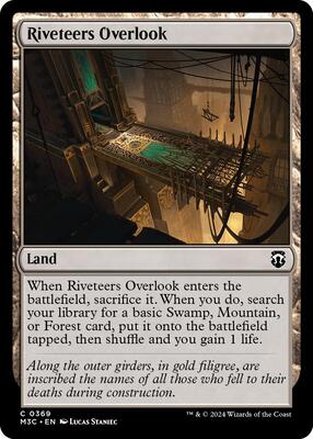 Riveteers Overlook (Ripple Foil) card from Commander: Modern Horizons 3