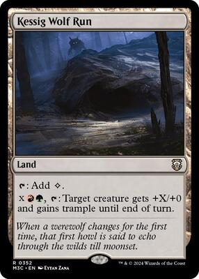 Kessig Wolf Run (Ripple Foil) card from Commander: Modern Horizons 3