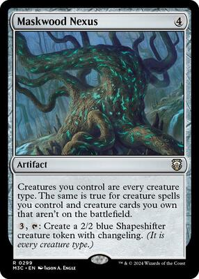 Maskwood Nexus (Ripple Foil) card from Commander: Modern Horizons 3