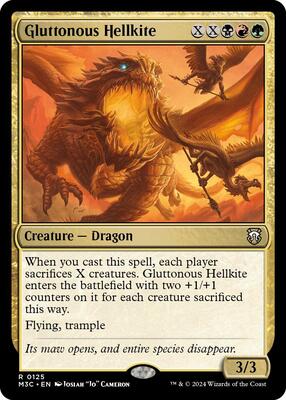 Gluttonous Hellkite card from Commander: Modern Horizons 3
