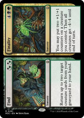 Find // Finality (Ripple Foil) card from Commander: Modern Horizons 3