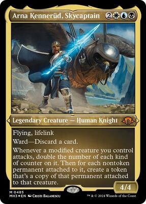 Arna Kennerud, Skycaptain (Foil Etched) card from Modern Horizons 3